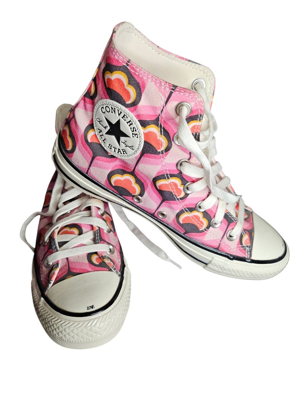Converse Chuck Taylor All Star "Girls Unite" Retro Pink High Top Sneakers